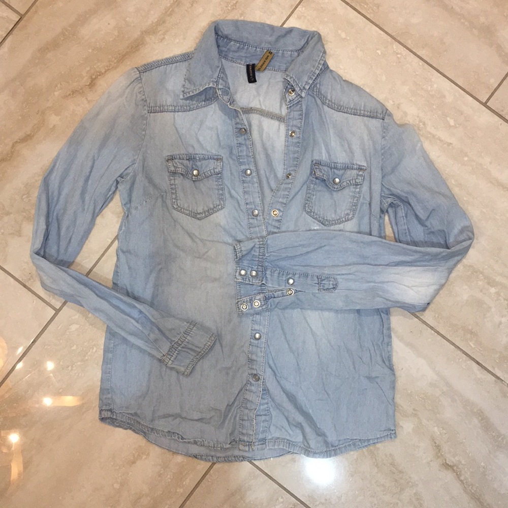 Light jean flannel